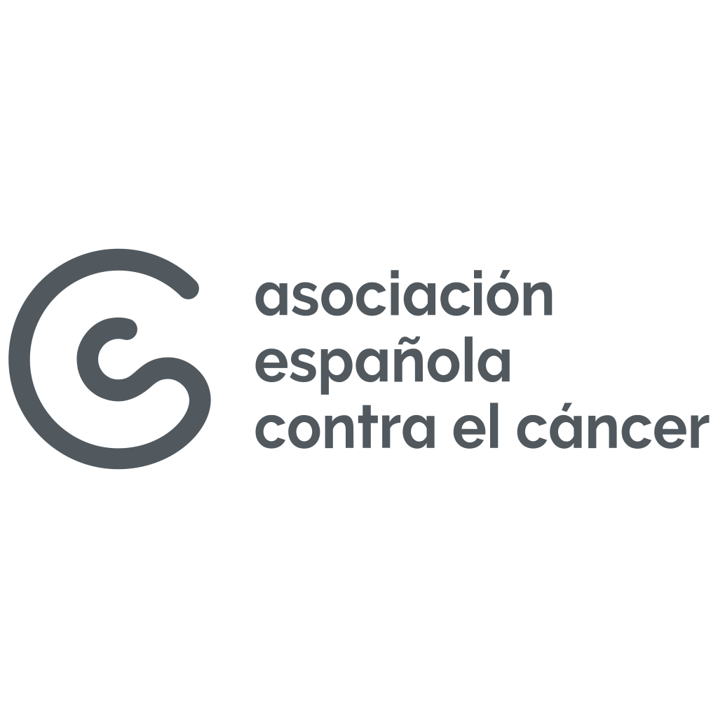 Clientes previos de proyectos de merchandising, logo de la Asociacion española contra el cancer