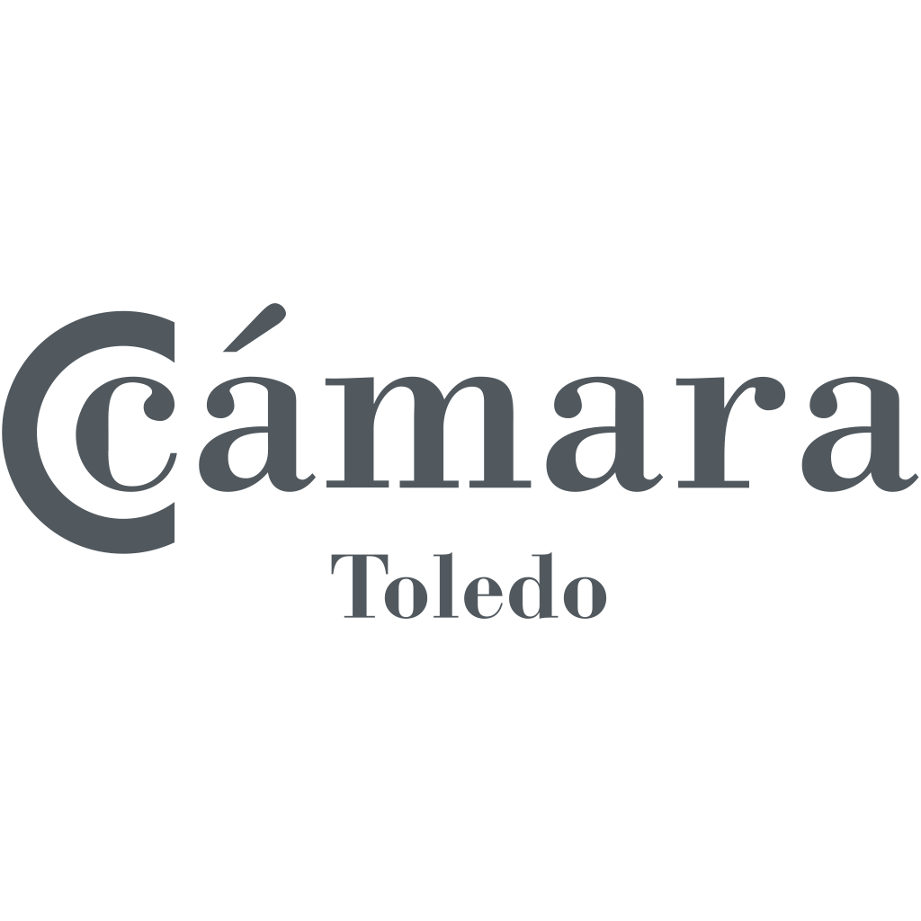 Clientes previos de proyectos de merchandising, logo de la camara de comercio de Toledo