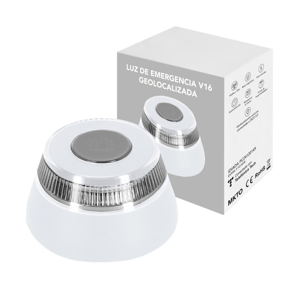 Luz de emergencia V16 V16IoT_blanca