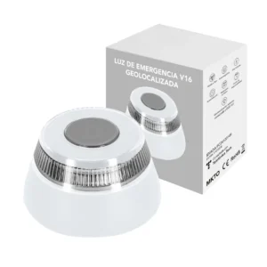 Luz V16 con Geolocalización modelo V16IoT (blanco)