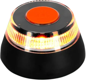 Luz de emergencia V16 V16IoT negra encendida